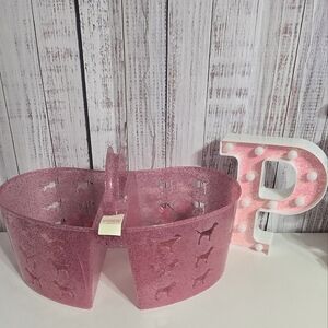 VS PINK Dog Shower Caddy Pink Sparkle